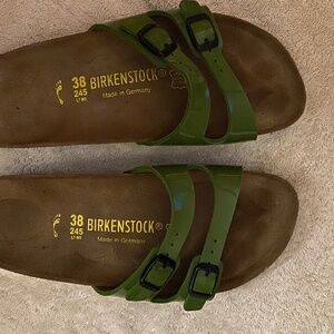 Birkenstock Sandal, Green, Size7-8, Eur38